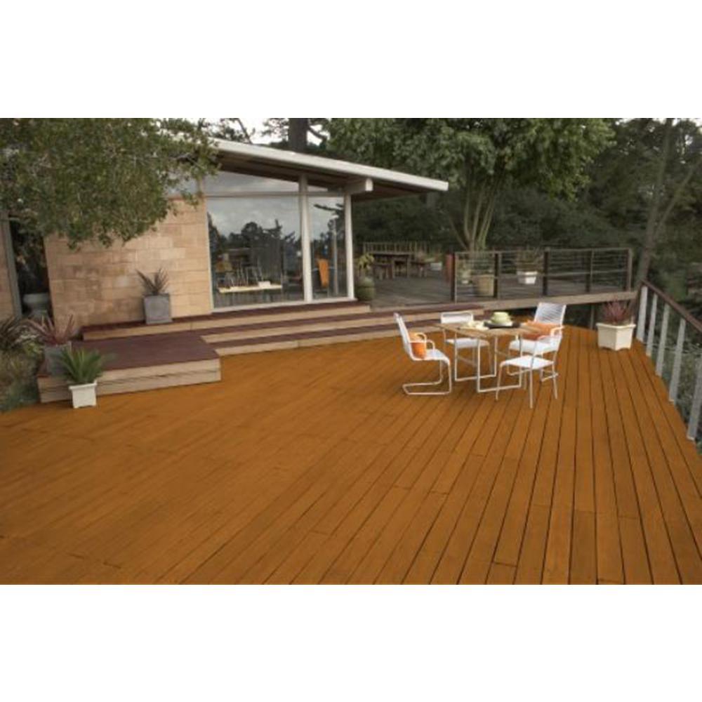 BEHR PREMIUM 5 gal. Clear Transparent Waterproofing Exterior Wood Finish - Super Arbor