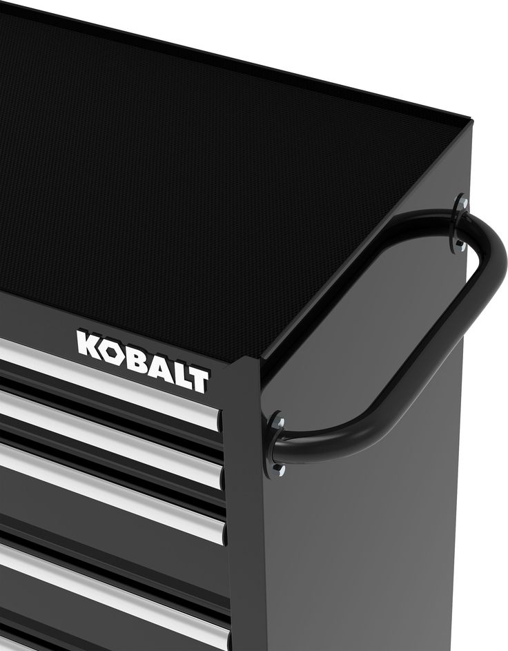 Kobalt 36-in W x 38-in H 5-Drawer Steel Rolling Tool Cabinet (Black)