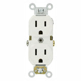 15 Amp Commercial Grade Duplex Outlet, Ivory - Super Arbor
