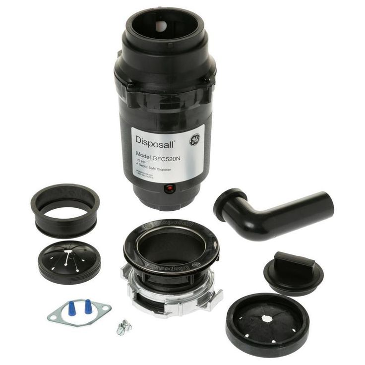 GE 1/2-HP Continuous Feed Garbage Disposal