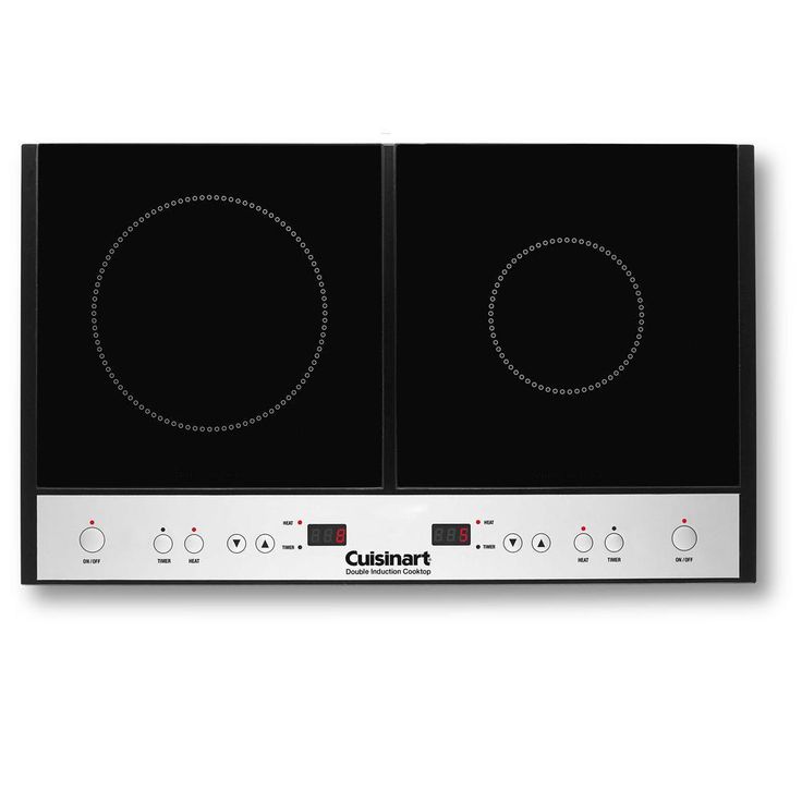 2-Burner 12 in. Black Induction Hot Plate