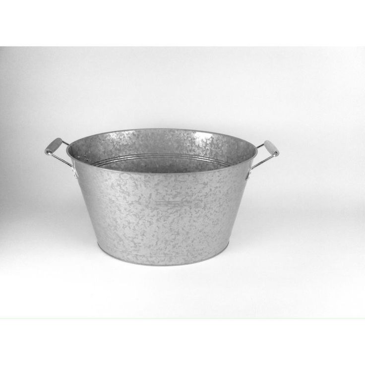 20 Gal. Galvanized Party Tub with Handles