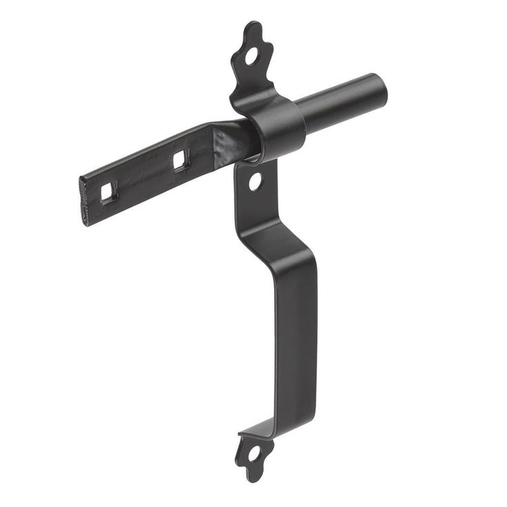 Everbilt Black Deluxe Latch Gate Set