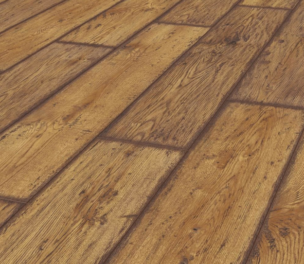 Rustic Brown Oak 12 mm Thick x8.03-inch Wide x47.61-inch Long Laminate Flooring(15.94sq.ft./case)