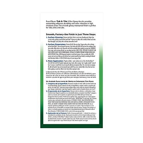 Rust-Oleum 7862519 Tub And Tile Refinishing 2-Part Kit, Biscuit