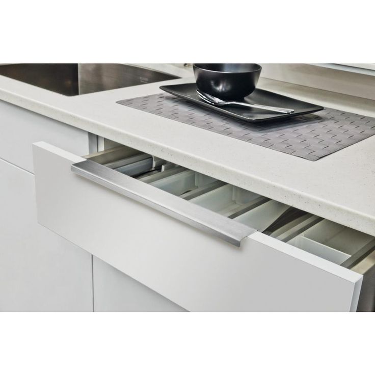 20 in. (508 mm) Stainless Steel Contemporary Edge Drawer Pull