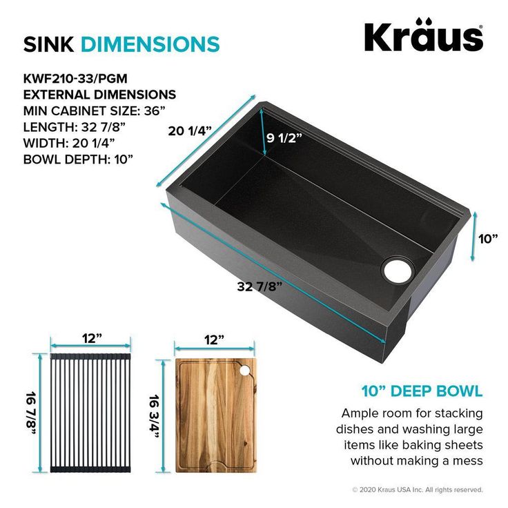 Gunmetal 32.88 in. Stainless Steel 16-Gauge PVD Single Bowl Farmhouse Apron Workstation Kitchen Sink with Accessories