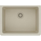 Quartz Classic Undermount Composite 33 in. Single Bowl Kitchen Sink in Black - Super Arbor