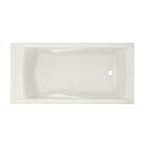 EverClean 6 ft. Reversible Deep Soak Drain Soaking Tub in White - Super Arbor
