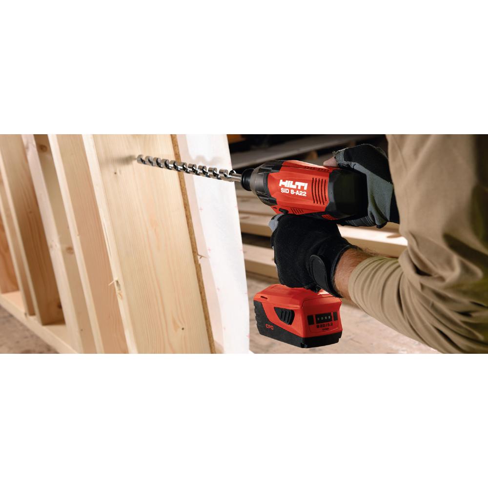 22-Volt Lithium-Ion 7/16 in. Hex Cordless SID 8 Impact Driver Tool Body - Super Arbor