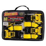 16 ft. x 1-1/4 in. Ratchet Strap (4-Pack) - Super Arbor