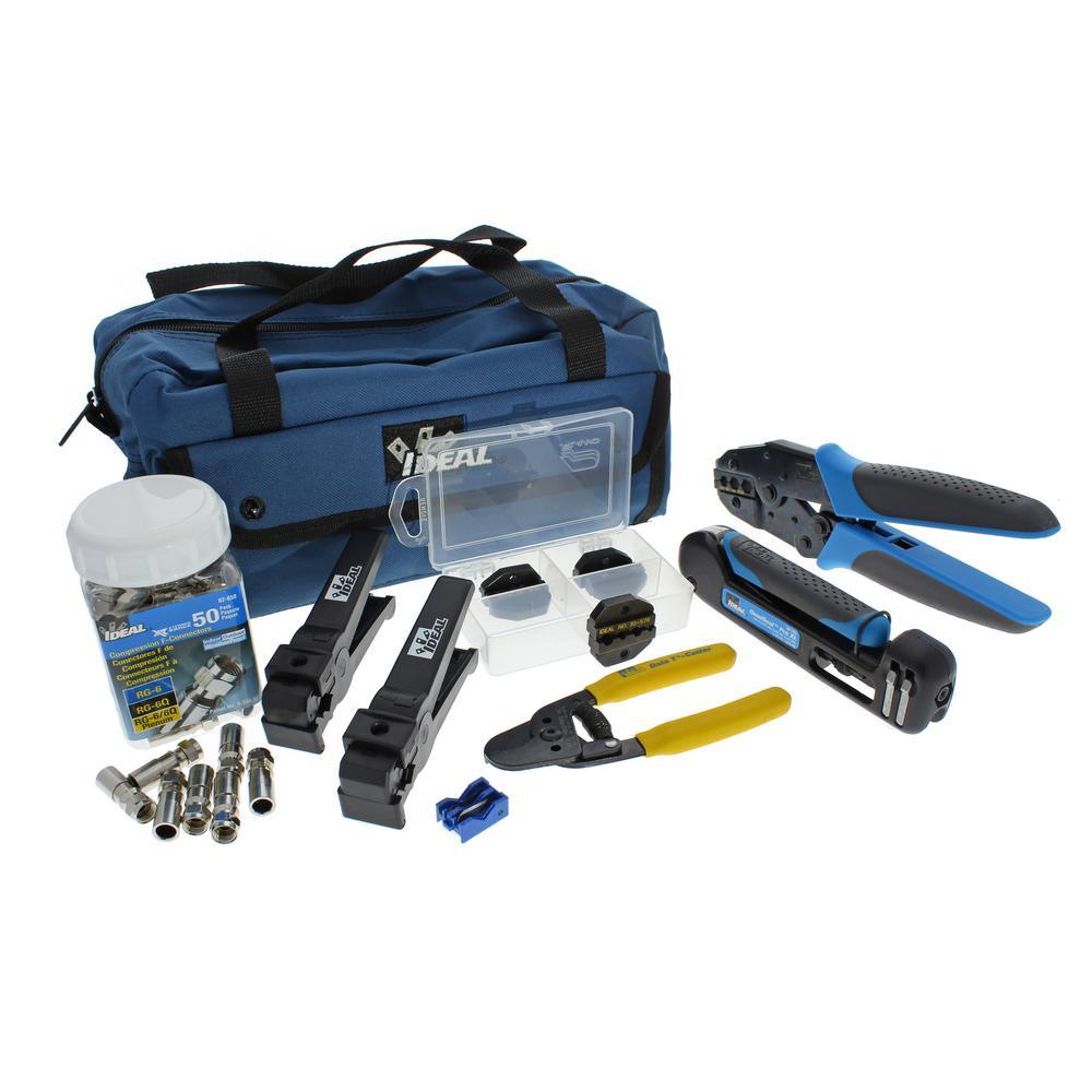 RF Coax Crimp and Compression Connector Kit - Super Arbor