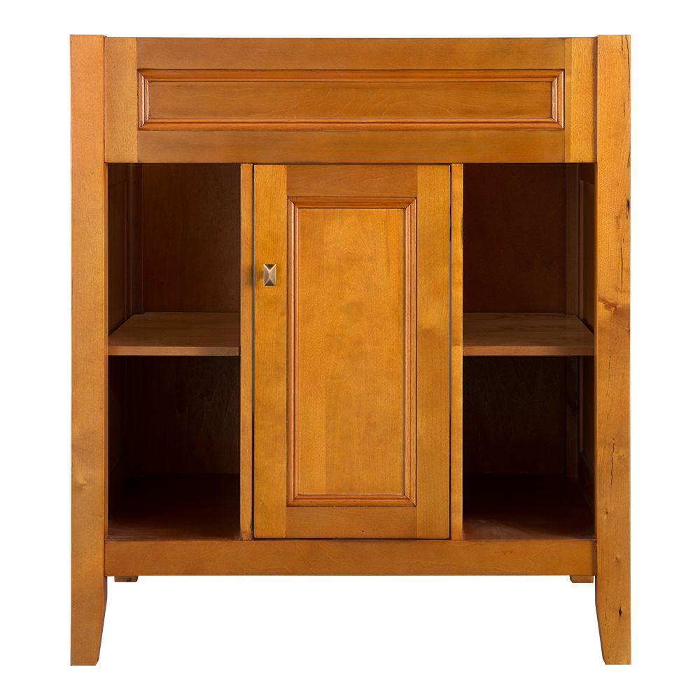 Exhibit 48 in. W Bath Vanity Cabinet Only in Rich Cinnamon - Super Arbor