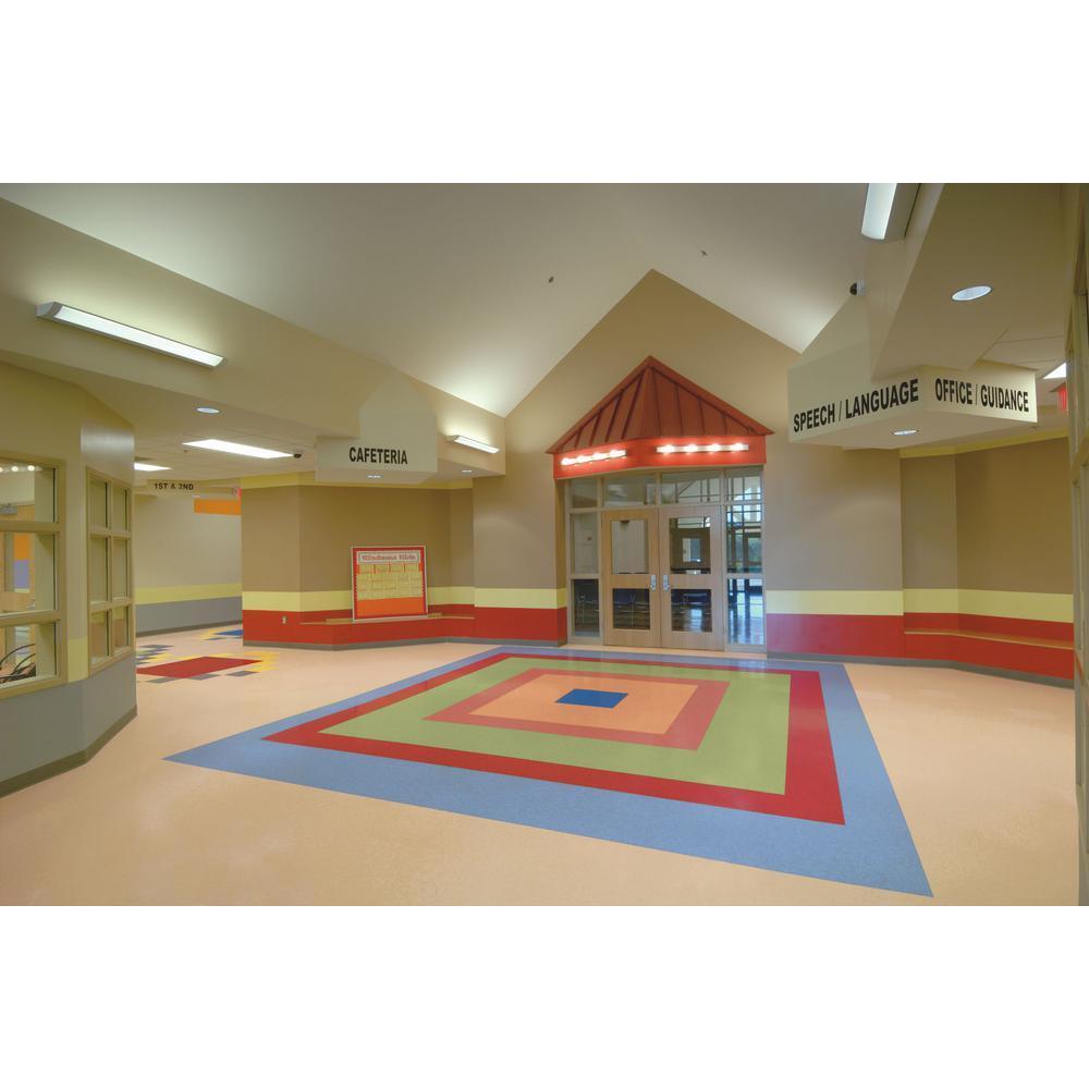 Armstrong Imperial Texture VCT 12 in. x 12 in. Blue Dreams Standard Excelon Commercial Vinyl Tile (45 sq. ft. / case) - Super Arbor
