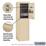 6 Door High Free-Standing 4C Horizontal Mailbox with Private Access