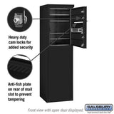 6-Door Free-Standing 4C Horizontal Mailbox with Private Access
