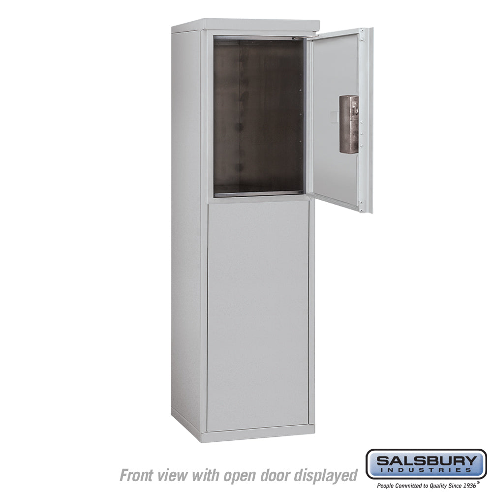 6 Door High Free-Standing 4C Horizontal Parcel Locker with USPS Access