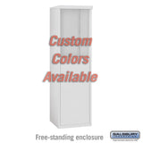 Free-Standing Enclosure for Single Column 4C Horizontal Mailbox Unit - Custom Color