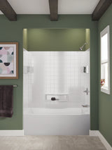 Delta Foundations Chrome 1-Handle Bathtub and Shower Faucet with Valve, Model B114900C