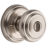 Prestige Alcott Satin Nickel Entry Door Knob Featuring SmartKey Security - Super Arbor