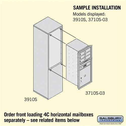 Free-Standing Enclosure for 3710 Single Column Unit - Aluminum