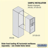 Free-Standing Enclosure for 3710 Single Column Unit - Black