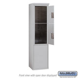 18-Door Aluminum Mailbox System - Rear Loading - Secure and Durable