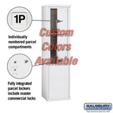 Free-Standing 4C Horizontal Mailbox Unit with Parcel Lockers