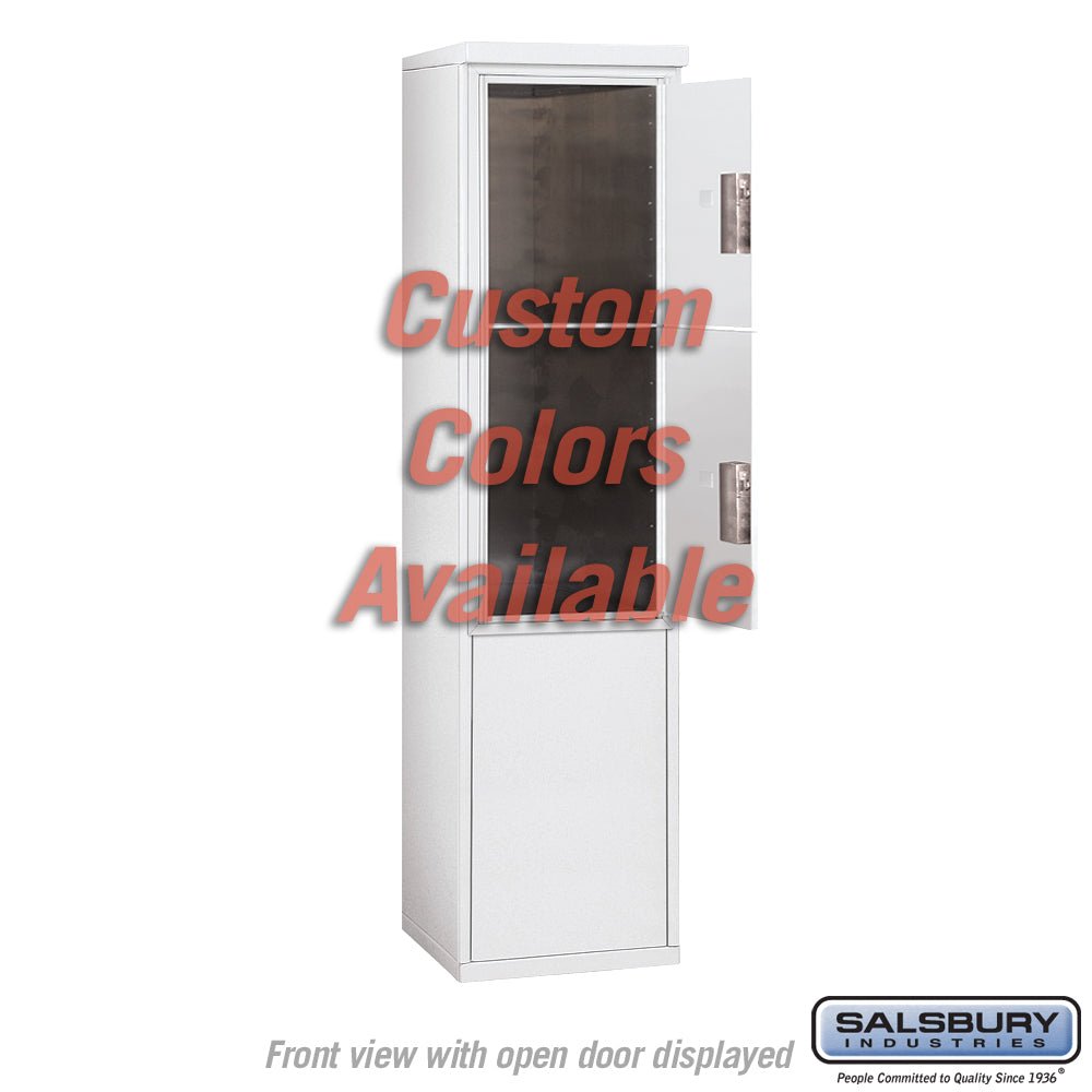Free-Standing 4C Horizontal Mailbox Unit with Parcel Lockers