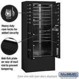 Maximum Height Free-Standing 4C Horizontal Mailbox with Parcel Lockers