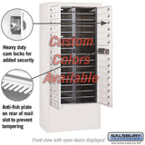 Free-Standing 4C Horizontal Mailbox Unit with 29 MB1 Doors, Custom Color, Front Loading, Private Access
