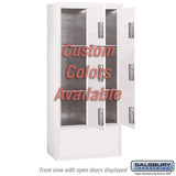 Free-Standing 4C Horizontal Mailbox Unit with Parcel Lockers
