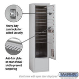 Maximum Height Free-Standing 4C Horizontal Mailbox with 9 Doors and Parcel Locker