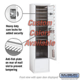 Free-Standing 4C Horizontal Mailbox Unit with Custom Color and Private Access