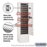 Free-Standing 4C Horizontal Mailbox Unit with 14 MB1 Doors, Custom Color, Front Loading, Private Access