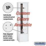 Free-Standing 4C Horizontal Mailbox Unit with Parcel Lockers and ADA Compliance