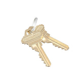 Flair Bright Brass Keyed Entry Door Lever - Super Arbor