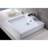 Deux Series Ceramic Vessel Sink in White - Super Arbor