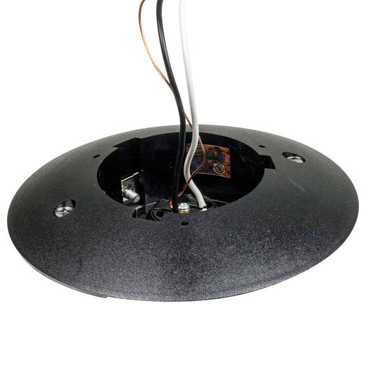 12 in. Outdoor Globe Post 1-Light White Polycarbonate Globe Post Top Lantern