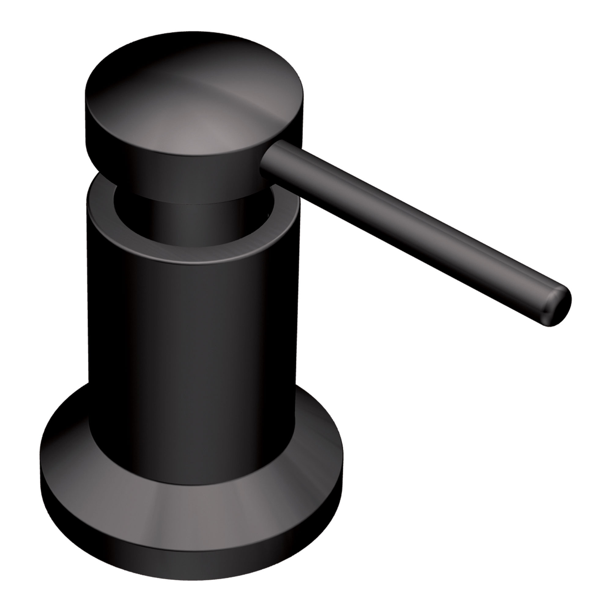 Moen Soap/Lotion Dispenser in Matte Black, 3.13 in Spout Height