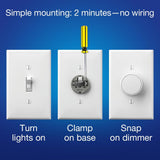 Aurora Smart Bulb Dimmer Switch for Philips Hue Smart Bulbs, White - Super Arbor