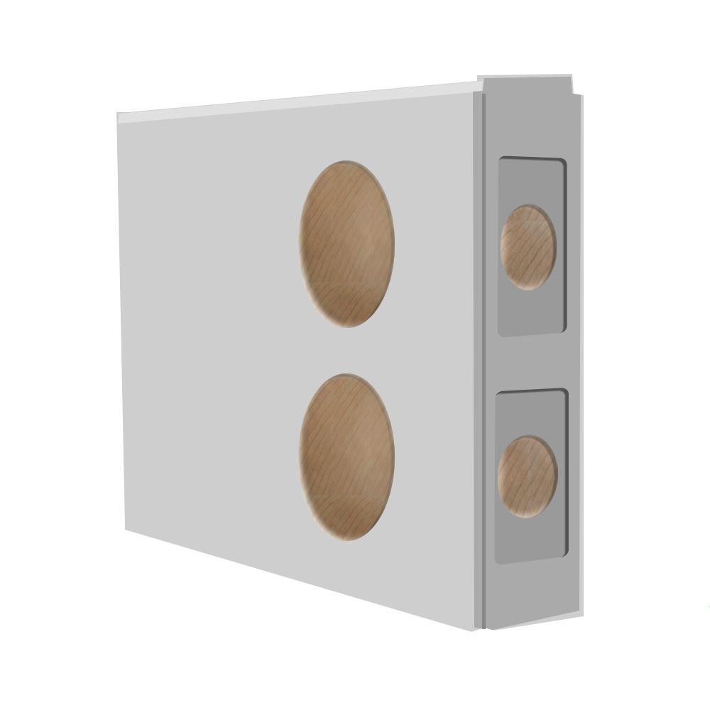 32 in. x 80 in. 12 Lite Primed Steel Prehung Right-Hand Inswing Back Door - Super Arbor