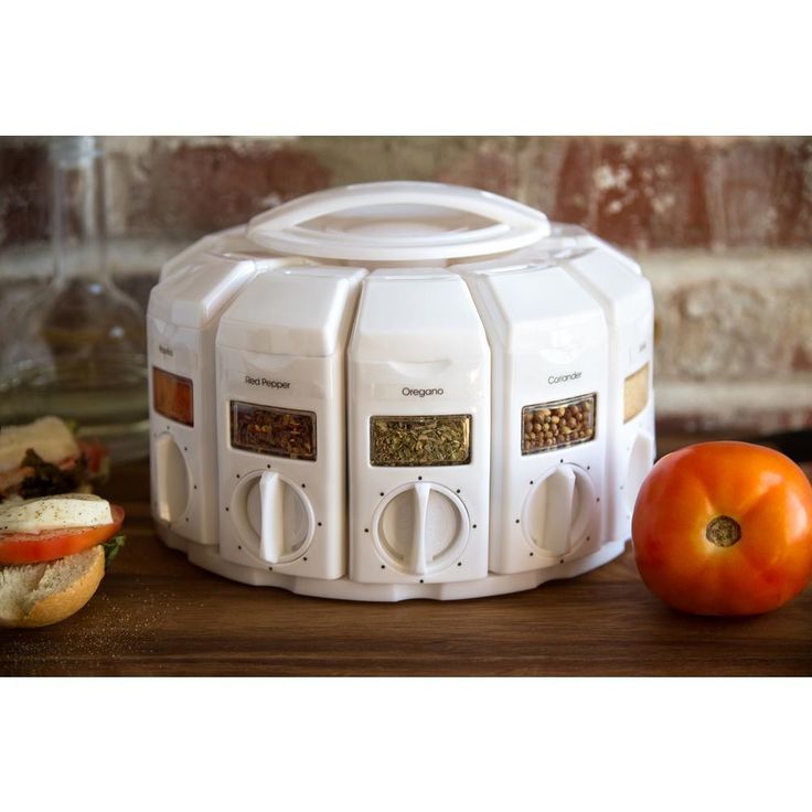Select A Spice Plastic White Carousel