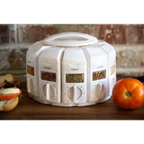 Select A Spice Plastic White Carousel