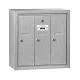 Aluminum Surface-Mounted USPS Access Vertical Mailbox with 3 Door - Super Arbor