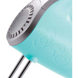 5-Speed Blue Lightweight Electric Hand Mixer
