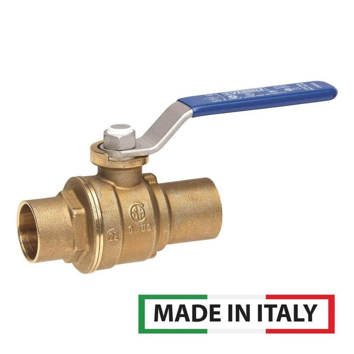 1/2 in. Lead Free Brass Sweat x Sweat Ball Valve