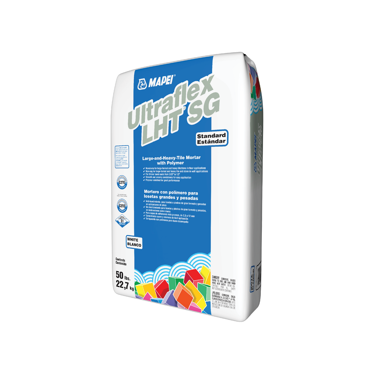 MAPEI Ultraflex LHT SG Gray Large-and-Heavy-Tile Mortar, 50 lbs