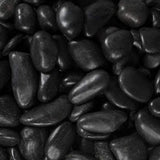 Rain Forest 0.5 in. to 1.5 in., 20 lb. Small Black Grade A Polished Pebbles