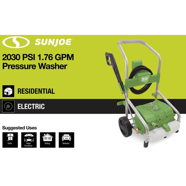 Martha Stewart Living 14.5 Amp 2030 PSI 1.76 GPM Electric Pressure Washer